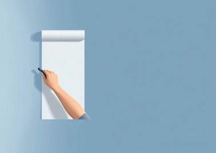 Pose de papier peint, rouleau et brosse à maroufler