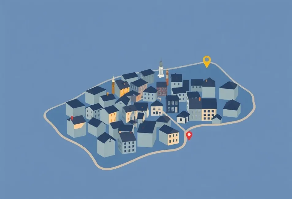 Carte du secteur d'intervention autour de Carros (06510)